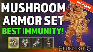 Elden Ring - MUSHROOM Armor Set Location | EXTREME Immunity to reduce Poison Buildup (DLC Ready)