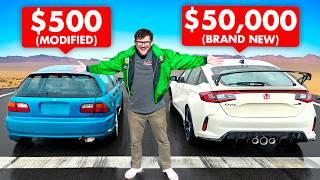 $500 Civic vs $50,000 Civic Type-R (THE REMATCH)