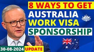 Australia Visa Sponsorship: 8 Ways to Find Employers | Australia Sponsored Work Visa