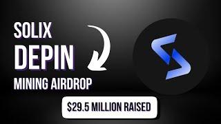 Solix Depin Browser Mining Airdrop || Reward Confirmed  || Backed By Eclipse Foundation