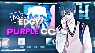 Edgy Purple CC - After Effects AMV Tutorial