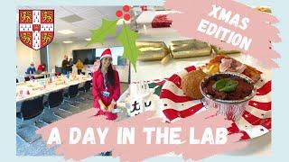 A DAY IN THE LAB | organising the Xmas lunch (belated) | Cambridge University student