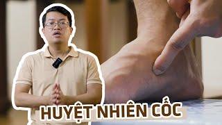 Huyệt Nhiên cốc: Chủ trị đau khớp bàn chân, tiểu đường, kinh nguyệt không đều