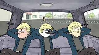Regular Show - Mordecai Moves By The Blondes And Has Fun With Them