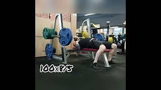 Bench press. Alexander Syanov . 100 kg.