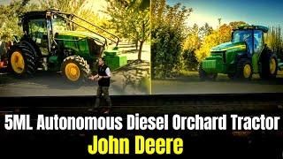 Autonomer Diesel-Obstgartentraktor John Deere 5ML auf der CES 2025 vorgestellt