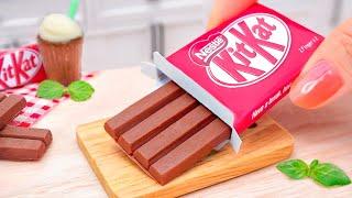 Perfect Miniature KITKAT Cake Decorating - Coolest Tiny Dessert Tutorial - Mini Yummy