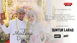 Live Krwt GUNTUR LARAS || BG AUDIO || Wedding Meilana & David || Kaliwuluh, Kra || 22/09/2024