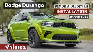 Vicrez Demon Widebody Kit vz102527 | Dodge Durango Hellcat (INSTALLATION)