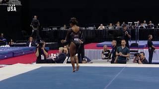 Simone Biles Stuns With New Triple Double on Floor | Champions Series Presented By Xfinity