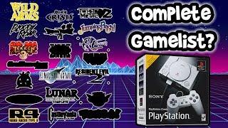 Playstation Classic Complete Gamelist! What Are The Other 15 Games? Speculation & Predictions!