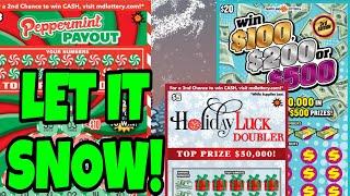 CHRISTMAS HOLIDAY SCRATCH OFF TICKETS MD LOTTERY #scratchers #scratchofftickets #lottery