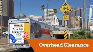 U-Haul 26' F650 Moving Truck: Overhead Clearance