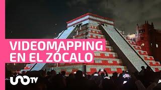 Disfruta en CDMX de videomapping; se proyecta sobre la réplica de la pirámide de Kukulkán