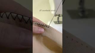 10 stitches you need to know #7 how to sew an overlock stitch #sewing #sewingforbeginner #handstitch