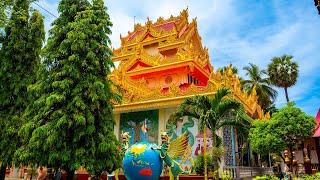 Dhammikarama Burmese & Chaiya Mangalaram Thai Buddhist Temples. George Town, Penang, Malaysia