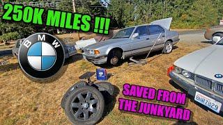 V12 BMW E32 750iL Original Suspension From 1992 !!! + Lots of Maintenance Done