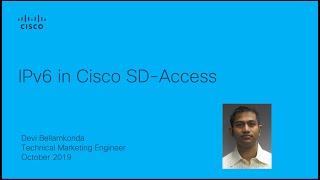 How to configure IPv6 in Cisco SD-Access