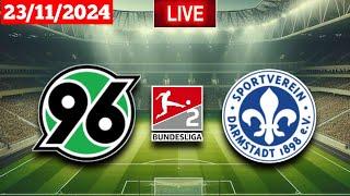 Hannover 96 vs Darmstadt | 2. Bundesliga | Live Match Score Today 