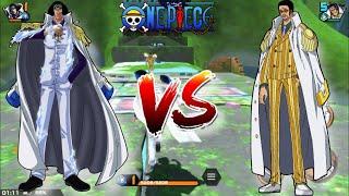 Aokiji vs Kizaru Admirals One Piece Game 