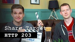 Share Target - HTTP 203
