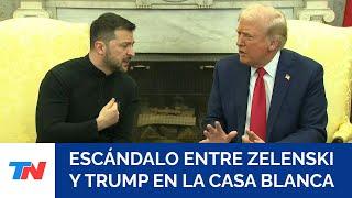 Zelenski se cruzó fuerte con Donald Trump delante de las cámaras y se fue sin firmar el trato