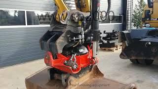 Rototilt R6 SMP tiltrotator running @ sp2000