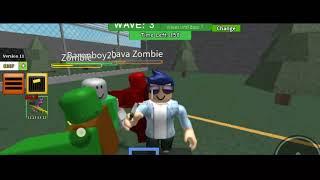 Rojan and Raprap plays ROBLOX ZOMBIE ATTACK MULTIPLAYER VS ZOMBIE