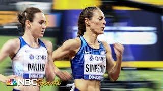 Jenny Simpson wins 1500m semifinal, closes in on 4th world championship medal | NBC Sports