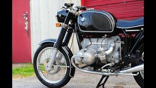 1971 BMW R75/5 motorcycle cold start @bringatrailerauctions