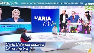 Carlo Calenda ospite a "L'Aria che Tira"