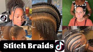 Stitch Braids Tutorial | Step-by-Step Guide for Perfect Lines & Neat Finish