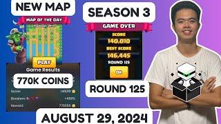 Zargates Strategy | Zargates Today | August 29, 2024 | Round 125 | 770k coins |  Season 3 #zargates