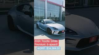 2024 Toyota GR86 Premium 6-speed manual - Steel!