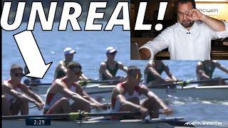 Best (!) U19 rowing technique I have seen - Video Analysis Coxed Four World Champs 2022