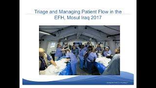 Webinar: Triage and Patient Flow Management in the Emergency Field Hospital