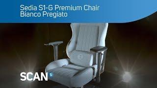 Scan Sedia S1 & S2 Bianco Pregiato White Premium 5-Point gaming office Chair