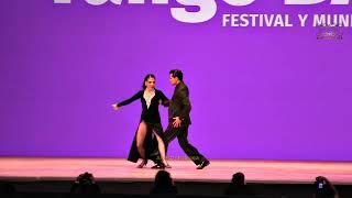 Campeones tango escenario Mundial de tango 2024 Sebastian Martinez, Ayelen Morando