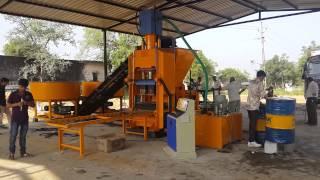 Setup and Installation of Fly Ash Bricks Machine Model P/08 - Himat Machine Tools