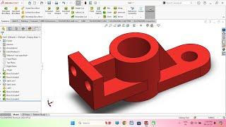 SolidWorks Basic Modeling Tutorial For Beginners Rib Feature
