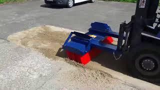 FW Supplies Engineering forklift sweeper attachment