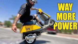 BEST way to make a 50cc SCOOTER FASTER!