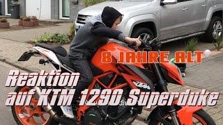 8 year old on KTM 1290 Superduke R