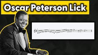 Oscar Peterson Lick - C Jam Blues