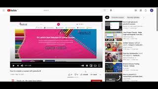 how to link a youtube  embed link video to Pencils.LK