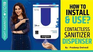 How to install- Contactless Sanitizer Dispenser  #COVID-19 #FightAgainstCorona #Contectlessdispenser