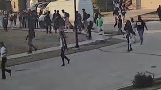 Doorbell camera shows massive teen brawl in North Texas, deputy and four others injured