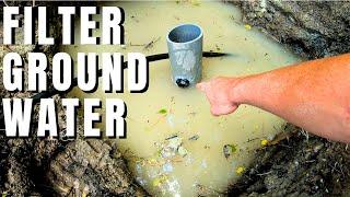 How to filter spring ground water