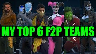 My Current Top 6 Free To Play Teams Injustice 2 Mobile