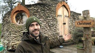 Sleeping in an Off Grid Tiny Hut - The Chestnut Cabin